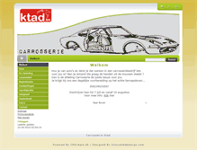 Tablet Screenshot of carrosserie.ktad.be