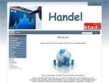 Tablet Screenshot of handel.ktad.be